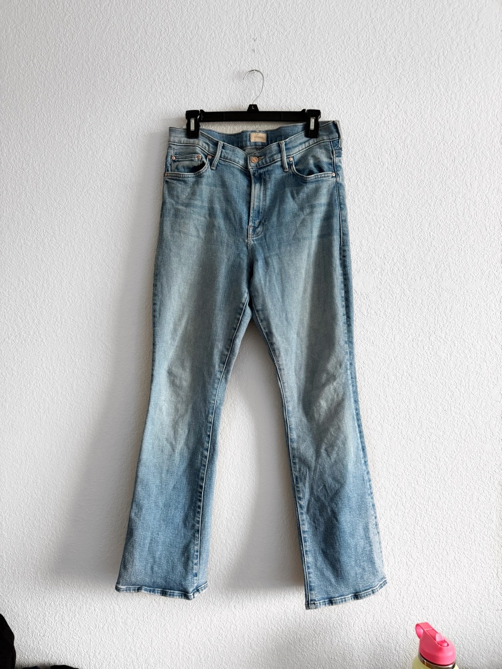 Mother NWOT Lil' Outsider Sneak Jeans Size 32 Flag Me Down Mid Rise Southwestern